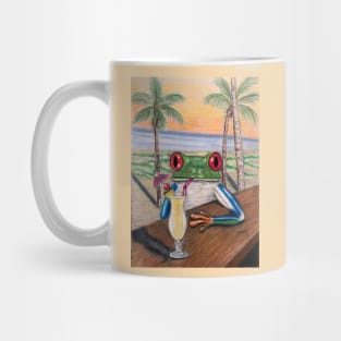 "Piña Colada Frog" - Frogs After Five collection Mug